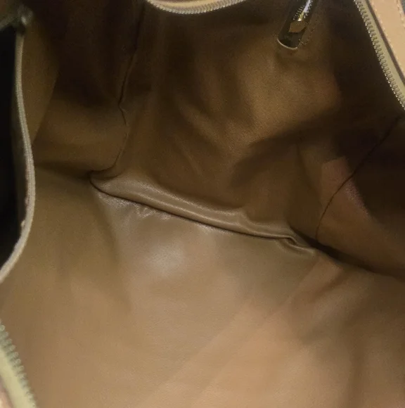 Celine vintage Triomphe Duffle in Macadam Coated Canvas